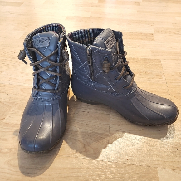 Sperry Quilted Duck Boot - Gray - Picture 4 of 6